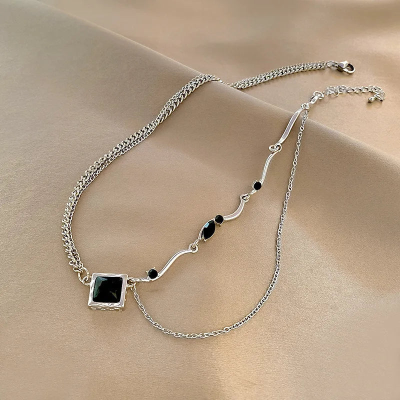 Crystal Tassel Necklace