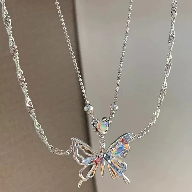 Crystal Tassel Necklace
