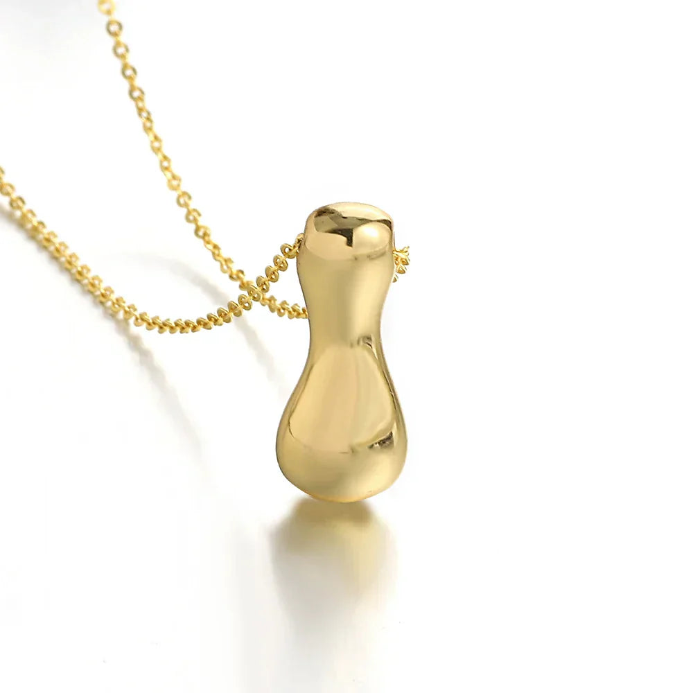 Balloon Bubble Initial Letter Necklaces