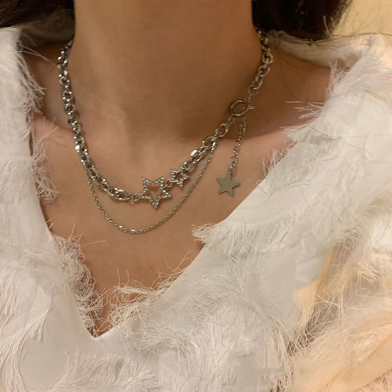 Crystal Tassel Necklace