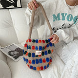 Color Plush Dots bag